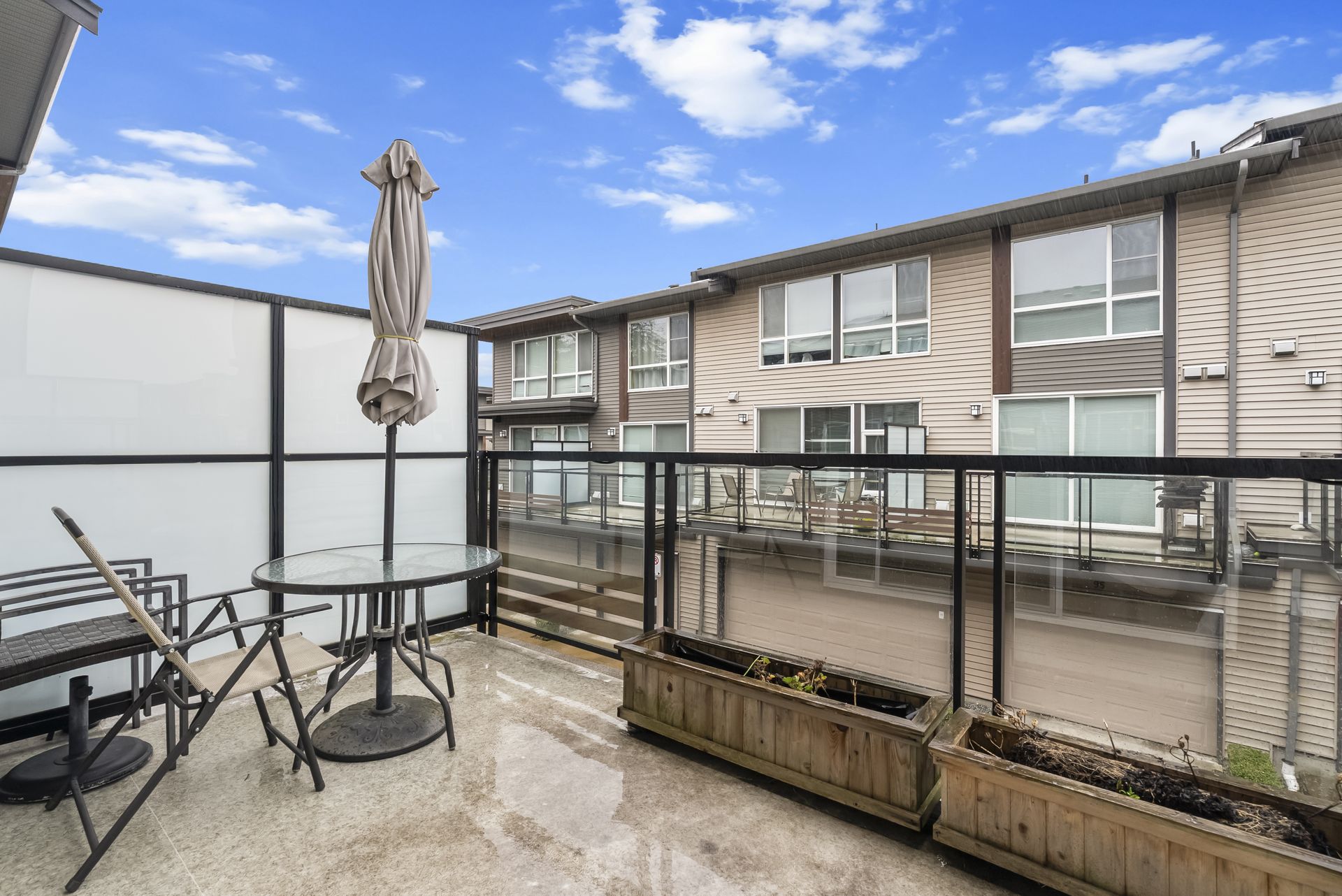 Rooftop patio in Surrey
